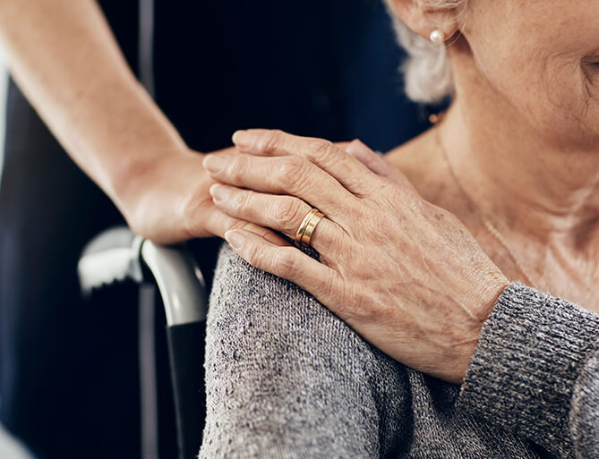 woman in wheelchair