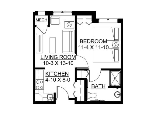 Assisted Living Floor Plan The Jarvis