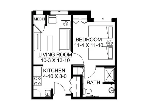 Assisted Living Floor Plan The Jarvis