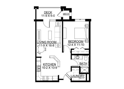 Assisted Living Floor Plan The Penske